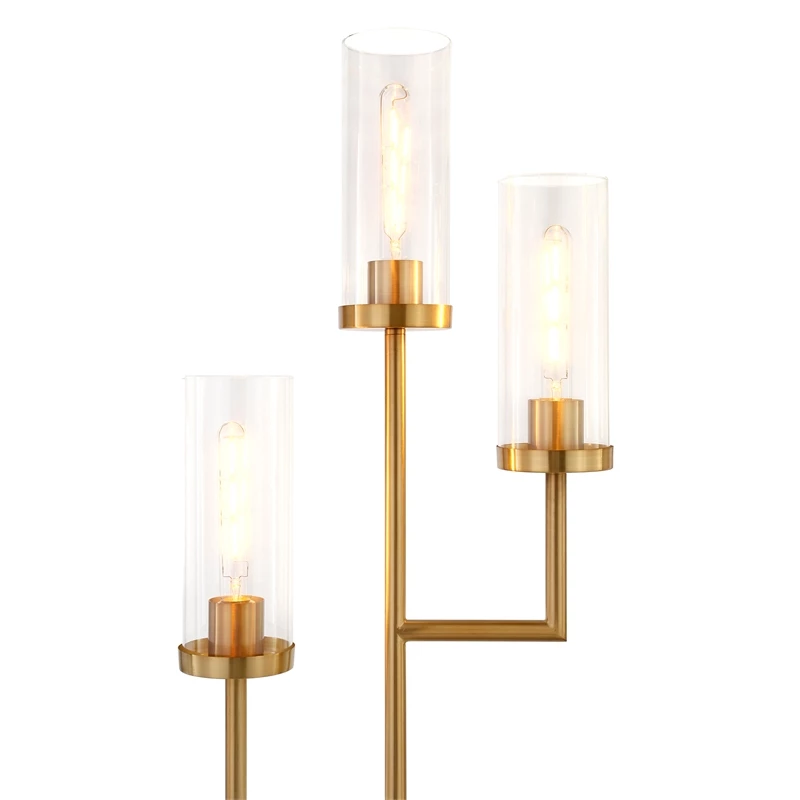 Buy ⭐ Henn&Hart 15" Brass Metal/Glass Floor Lamp 😉 9 Buy ⭐ Henn&Hart 15" Brass Metal/Glass Floor Lamp 😉 - Image 7