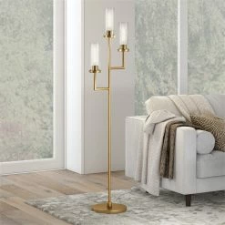 Buy ⭐ Henn&Hart 15" Brass Metal/Glass Floor Lamp 😉 20 Buy ⭐ Henn&Hart 15" Brass Metal/Glass Floor Lamp 😉 -Henn&Hart shop 2027469 8 L