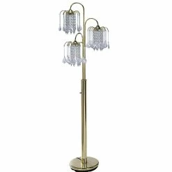 Deals ๐ ORE International 63 Inches Traditional Metal Floor Lamp In Polished Gold ๐
