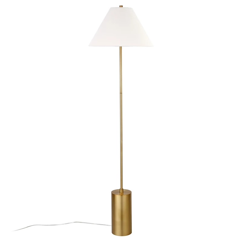 Best Sale ⭐ Henn&Hart 18" Brass Metal/Fabric Floor Lamp 🔥 10 Best Sale ⭐ Henn&Hart 18" Brass Metal/Fabric Floor Lamp 🔥 - Image 8