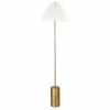 Best Sale ⭐ Henn&Hart 18" Brass Metal/Fabric Floor Lamp 🔥 -Henn&Hart shop 2158958 L