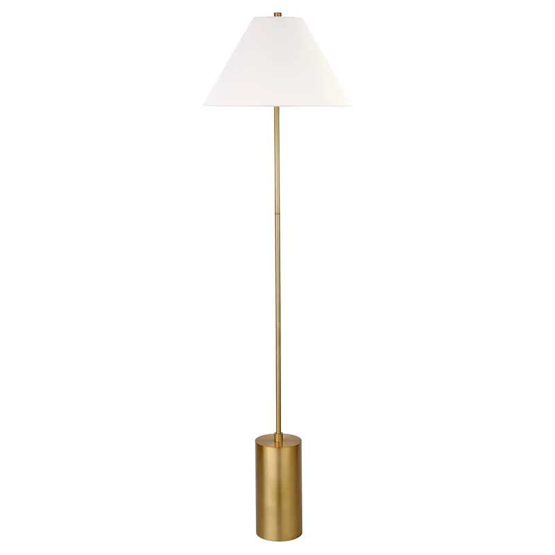 Best Sale ⭐ Henn&Hart 18" Brass Metal/Fabric Floor Lamp 🔥 3 Best Sale ⭐ Henn&Hart 18" Brass Metal/Fabric Floor Lamp 🔥