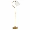 Top 10 😀 Henn&Hart 12" Brushed Brass Metal/Fabric Floor Lamp 🥰 -Henn&Hart shop 2158995 L