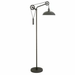 Best Sale 🔥 Henn&Hart 25" Aged Steel Metal Floor Lamp 🎉