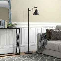 Best deal ✨ Henn&Hart 12" Blackened Bronze Metal Floor Lamp ❤️ -Henn&Hart shop 2159152 3 L