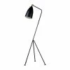 Deals 😀 Mobital Stickman Modern Metal Floor Lamp With Black Aluminium Shade In Black 🌟 -Henn&Hart shop 2169953 L