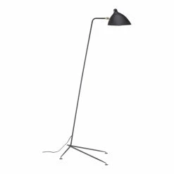 Best Sale 😍 Mobital Gyoza Modern Metal Single Floor Lamp With Aluminium Shade In Matte Black ✨