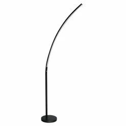 Buy 🧨 Dainolite Metal Modern 22 Watt Matte Black Floor Lamp 🥰