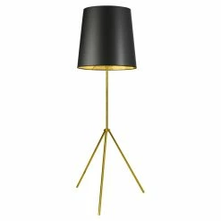 Hot Sale 🎁 Dainolite Metal Modern 1 Light Tripod Aged Brass Floor Lamp 👏
