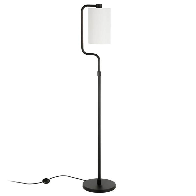 Outlet ๐ Henn&Hart 11" Blackened Bronze Metal/Fabric Floor Lamp โ๏ธ 7 Outlet ๐ Henn&Hart 11" Blackened Bronze Metal/Fabric Floor Lamp โ๏ธ - Image 5