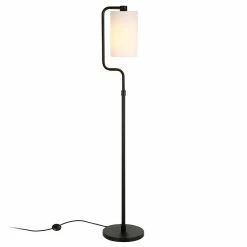 Outlet ๐ Henn&Hart 11" Blackened Bronze Metal/Fabric Floor Lamp โ๏ธ 13 Outlet ๐ Henn&Hart 11" Blackened Bronze Metal/Fabric Floor Lamp โ๏ธ -Henn&Hart shop 2242034 5 L