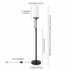 Top 10 👏 Henn&Hart 11" Blackened Bronze Metal/Glass Floor Lamp ⭐ 20 Top 10 👏 Henn&Hart 11" Blackened Bronze Metal/Glass Floor Lamp ⭐ -Henn&Hart shop 2242049 7 L
