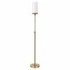Deals ⌛ Henn&Hart 11" Brass Finish Metal/Glass Floor Lamp 🛒 -Henn&Hart shop 2242050 L
