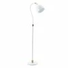 Cheap 😉 Henn&Hart 11" Matte White/Brass Metal Floor Lamp 💯 -Henn&Hart shop 2242053 L