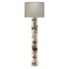 Budget 🤩 Jamie Young Co Forrester Modern Resin/Linen Floor Lamp In Natural Birch Veneer ⭐ -Henn&Hart shop 2387687 L