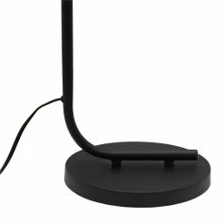 Discount ✨ All The Rages Simple Designs Metal Modern Lantern Floor Lamp In Black With Clear Shade ⭐ -Henn&Hart shop 2403207 5 L