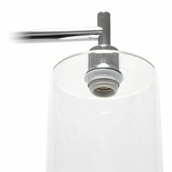 Coupon ⭐ All The Rages Simple Designs Metal Modern Lantern Floor Lamp In Chrome With Clear Shade 🤩 -Henn&Hart shop 2403208 4 L