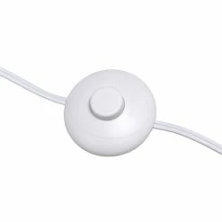 Brand new 😀 All The Rages Simple Designs Metal Modern Lantern Floor Lamp In White With Clear Shade ⭐ -Henn&Hart shop 2403210 12 L