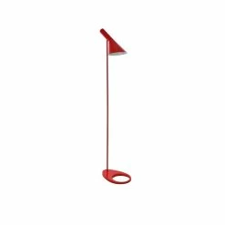 Promo ⭐ Living District Juniper 1-Light Modern Metal Floor Lamp In Red 👏 -Henn&Hart shop 2441529 2 L