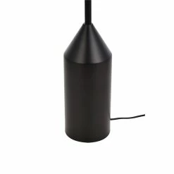 Coupon 🌟 Living District Ines 1-Light Mid-Century Metal Floor Lamp In Black And White 😉 -Henn&Hart shop 2441630 5 L