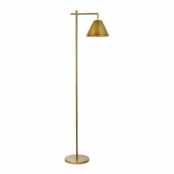 Outlet 🥰 Living District Flos 1-Light Mid-Century Metal Floor Lamp In Brass Finish ⭐