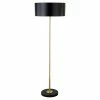 Coupon 🌟 Henn&Hart 20" Brass/Blackened Bronze Metal Floor Lamp 🎉 -Henn&Hart shop 2441951 1 L