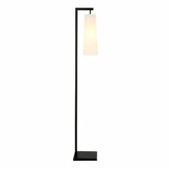Cheap 🌟 Henn&Hart 11" Blackened Bronze Metal/Fabric Floor Lamp 💯 -Henn&Hart shop 2441952 2 L