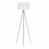 Cheapest 👍 J&D Designs Modern Metal Tri-pod Floor Lamp With Drum Shade In Nickel Finish 😍