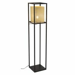 Deals 😉 ZUO Yves Modern 1-Light Floor Lamp In Gold & Black ⭐ -Henn&Hart shop 2475506 5 L
