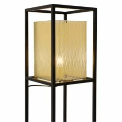 Deals 😉 ZUO Yves Modern 1-Light Floor Lamp In Gold & Black ⭐ -Henn&Hart shop 2475506 6 L