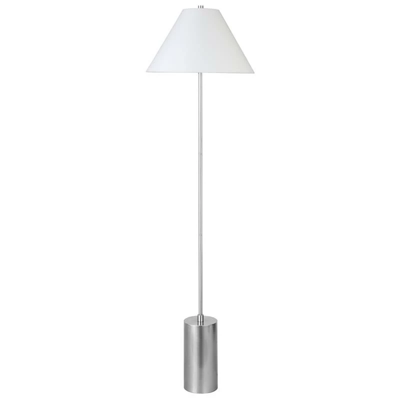 Best Sale โค๏ธ Henn&Hart 18" Brushed Nickel/White Metal/Fabric Floor Lamp ๐ 3 Best Sale โค๏ธ Henn&Hart 18" Brushed Nickel/White Metal/Fabric Floor Lamp ๐