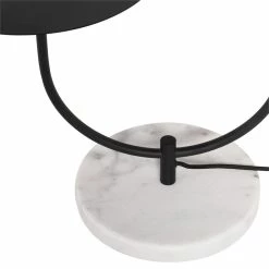 New 🔥 Nuevo Arnold Modern Steel Metal & Marble Floor Lighting In Matte Black 🥰 -Henn&Hart shop 2530118 3 L