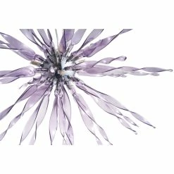 Brand new 🥰 Contempolights Azure 64" Modern Glass & Metal Floor Lamp In Chrome/Purple 🥰 -Henn&Hart shop 2546683 3 L