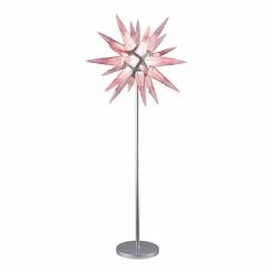 Top 10 🧨 Contempolights Qzark 64" Modern Resin & Metal Floor Lamp In Chrome/Pink 😉
