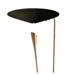 Best reviews of 👍 Contempolights Pantere 64" Tripod Modern Metal & Glass Floor Lamp In Gold 🤩 -Henn&Hart shop 2546736 1 L