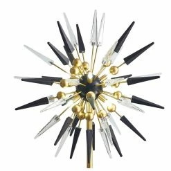 Outlet โ Contempolights Tribeton 63" Modern Metal & Glass Floor Lamp In Gold ๐งจ 8 Outlet โ Contempolights Tribeton 63" Modern Metal & Glass Floor Lamp In Gold ๐งจ -Henn&Hart shop 2546758 2 L