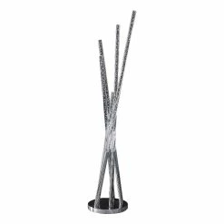 Wholesale 😉 ORE International 48.75" In Carina Modern 5 Acrylic Upright Legs Stix Led Silver Metal Floor Lamp ✨