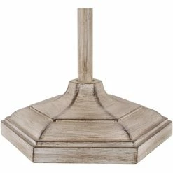 Best deal 🌟 Surya Eburne 59" 1-Light Traditional Linen And Metal Floor Lamp In Gray/Natural 🥰 -Henn&Hart shop 2563726 3 L