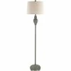 Discount โ Surya Karli 59" 1-Light Traditional Linen And Metal Floor Lamp In Silver/Natural โค๏ธ 2 Discount โ Surya Karli 59" 1-Light Traditional Linen And Metal Floor Lamp In Silver/Natural โค๏ธ -Henn&Hart shop 2563747 L