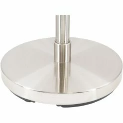 Best Pirce 🛒 Surya Lars 1-Light Traditional Metal Floor Lamp In Nickel And Black ⭐ -Henn&Hart shop 2563748 2 L