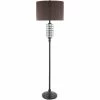Best Pirce 🌟 Surya Letty 1-Light Modern Polyester And Metal Floor Lamp In Black/Brown 😀
