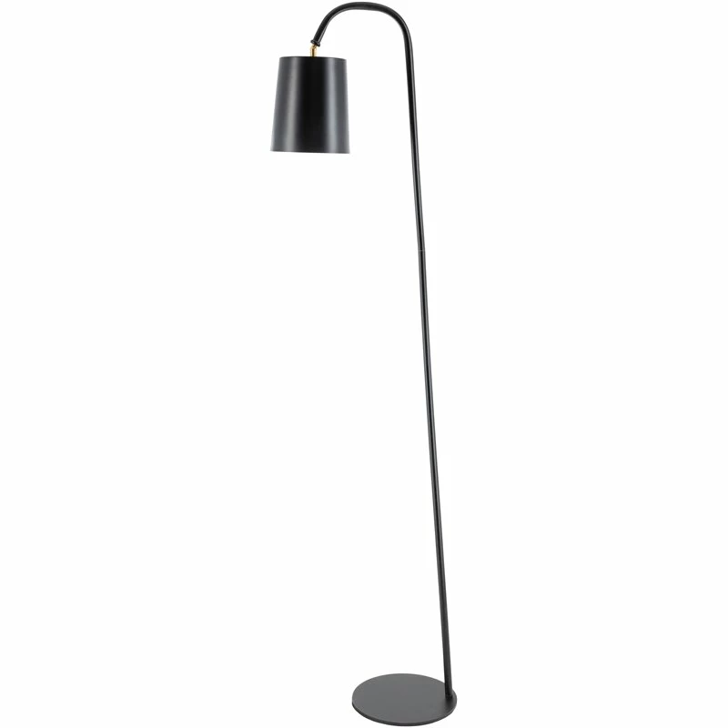 Cheap ๐ Surya Polly 65" 1-Light Modern Metal Base Floor Lamp In Black Finish โ 3 Cheap ๐ Surya Polly 65" 1-Light Modern Metal Base Floor Lamp In Black Finish โ