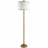 Flash Sale 💯 Surya Jutka 1-Light Modern Linen And Metal Floor Lamp In Multi-Color 🛒 -Henn&Hart shop 2563893 L