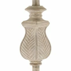 Best deal 🎁 Surya Darwin 59" 1-Light Traditional Linen And Metal Floor Lamp In Gray/Natural 🔥 -Henn&Hart shop 2563903 2 L