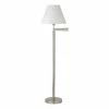 Cheapest 🧨 Henn&Hart 26" Brushed Nickel Finish Metal/Fabric Floor Lamp 😀