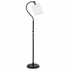Best Pirce 👏 Maklaine Contemporary 59' Metal Arced Floor Lamp In Black And Bronze 🎁