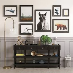 Top 10 🤩 Maklaine Contemporary Metal Arc Floor Lamp In Brass And Gold 🌟 -Henn&Hart shop 2575398 4 L