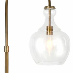 Top 10 🤩 Maklaine Contemporary Metal Arc Floor Lamp In Brass And Gold 🌟 -Henn&Hart shop 2575398 7 L