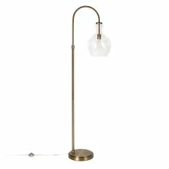 Top 10 🤩 Maklaine Contemporary Metal Arc Floor Lamp In Brass And Gold 🌟 -Henn&Hart shop 2575398 8 L