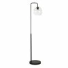 Best deal 🤩 Maklaine Contemporary 62.5" Metal Arc Floor Lamp In Black And Bronze 🥰